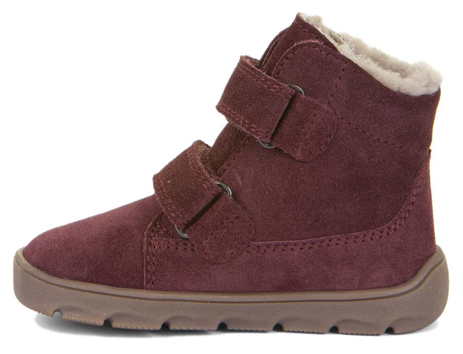 Froddo Barfuß Winterboots Zeru Tex Furry Bordeaux