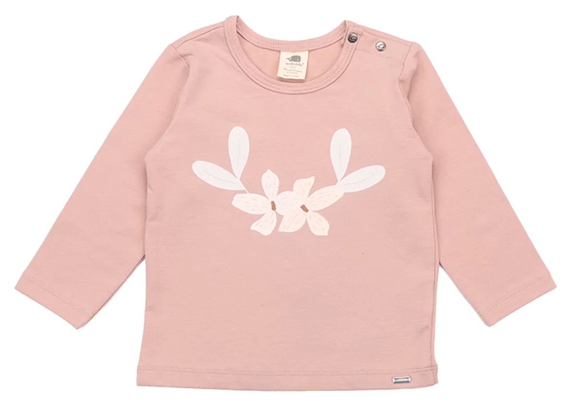 Walkiddy Baby Langarmshirt Tiny Flowers