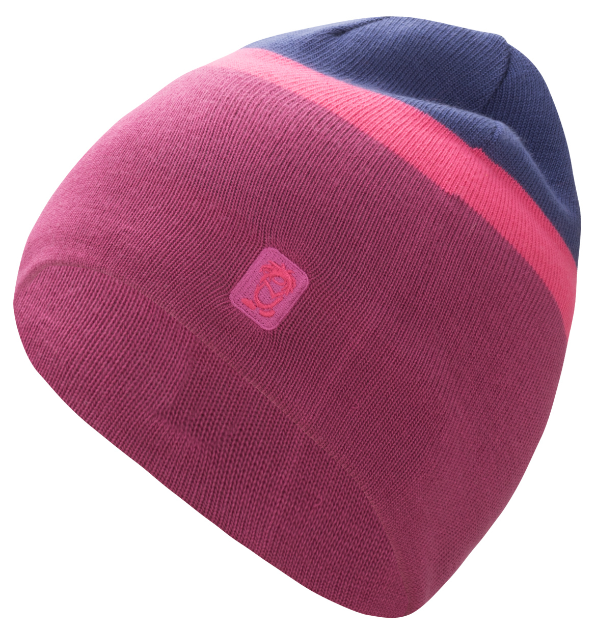 Trollkids Nordland Wintermütze bright berry/light magenta