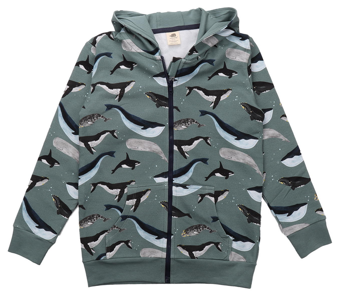 Walkiddy Sweatjacke The Great Whales