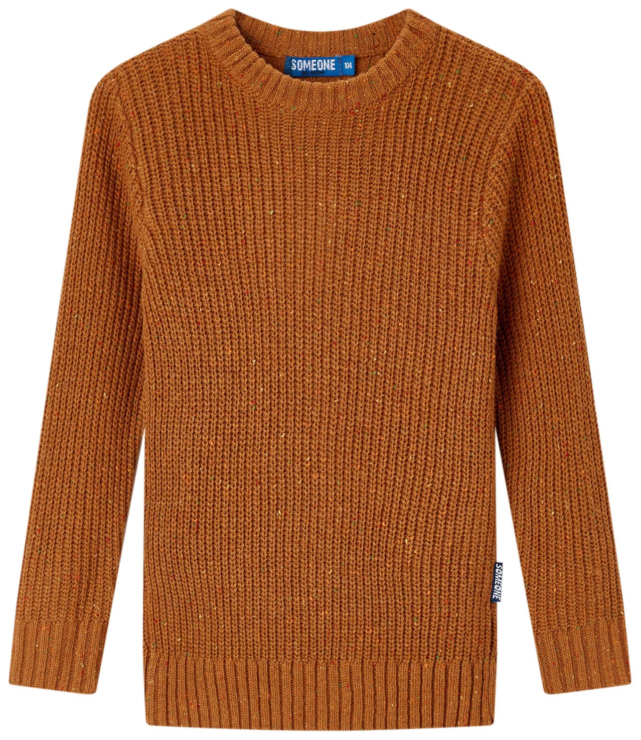 Someone Pullover Breitstrick Cognac