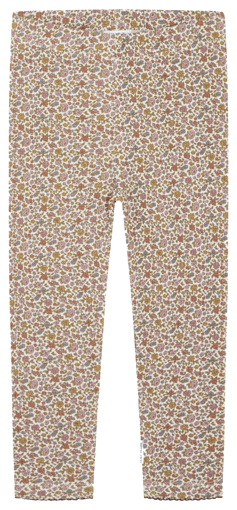 Hust & Claire Girl Leggings Roses Oat Milk