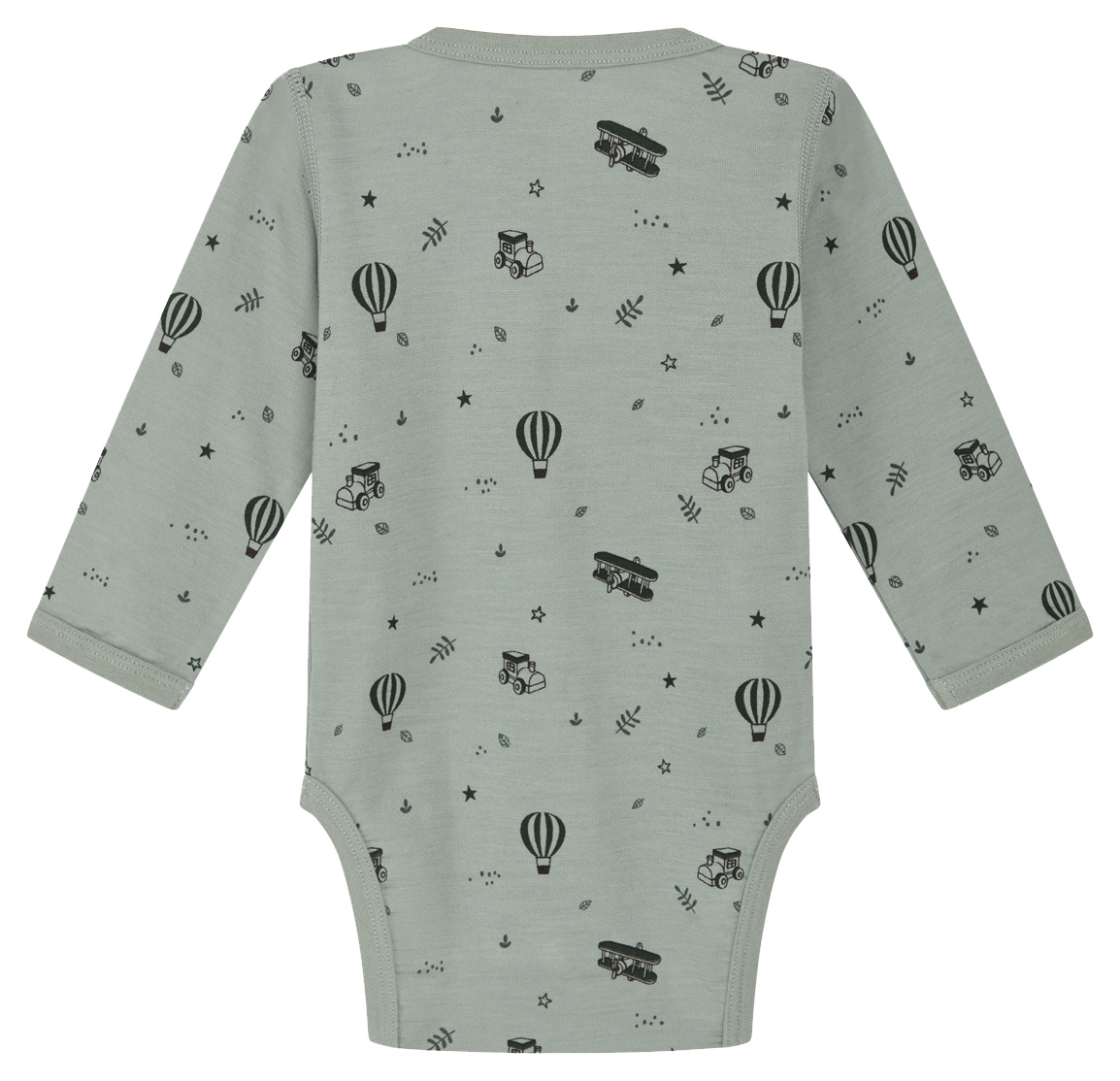 Hust & Claire Baby Body Wolle Bambus Jade Green 