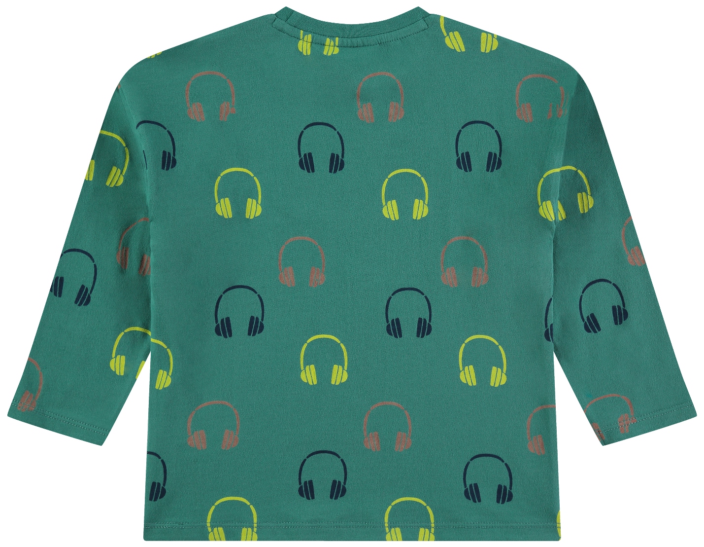 Babyface Boy Langarmshirt Headphones smaragd