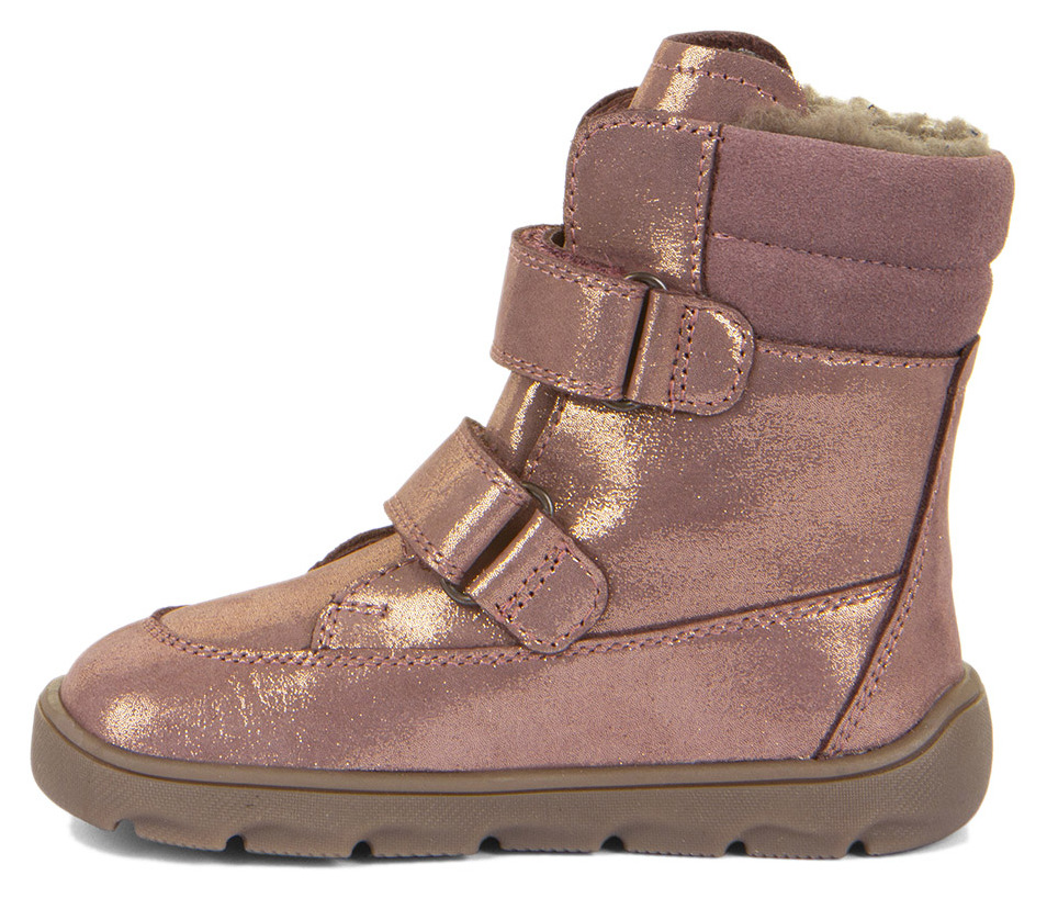 Froddo Barfuß Winterboots High Zeru Tex Pink/Gold