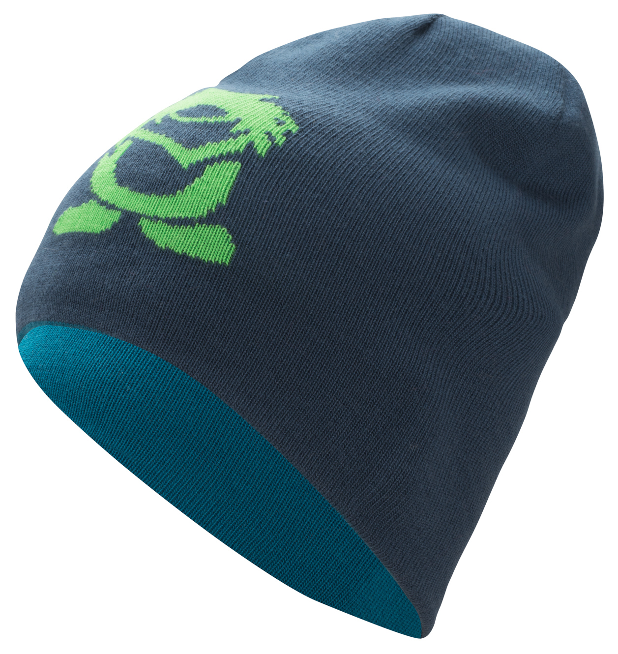 Trollkids Troll Beanie Long dark marine/mystic blue