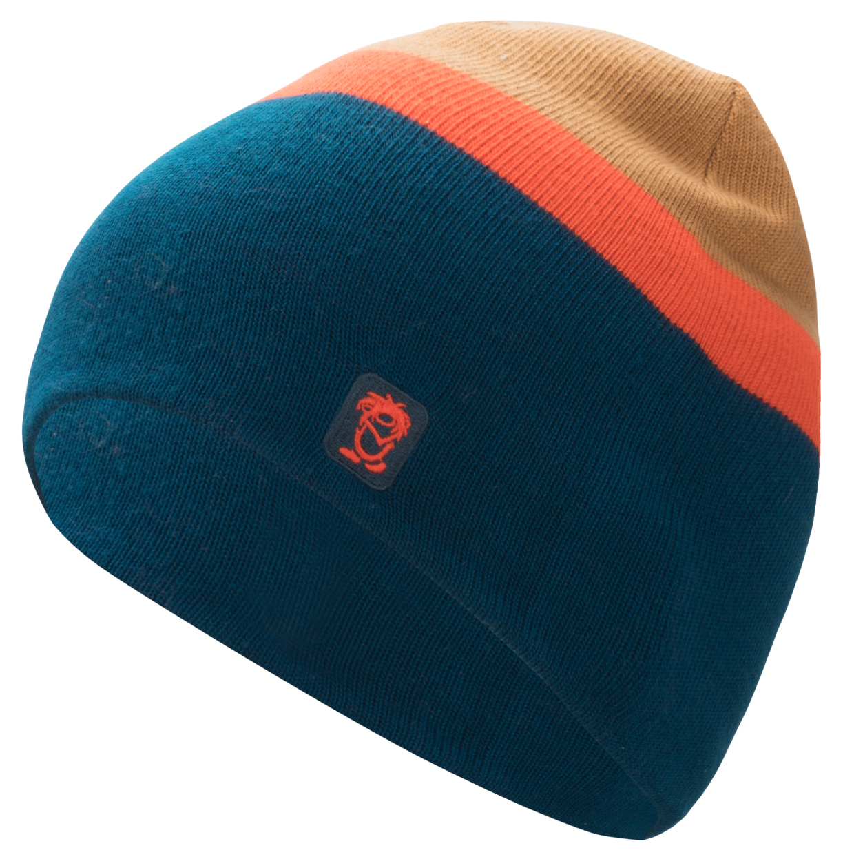 Trollkids Nordland Wintermütze madeira blue/deep orange