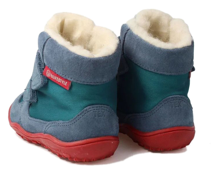 Blifestyle Barfußschuh EISBÄR TEX meerblau