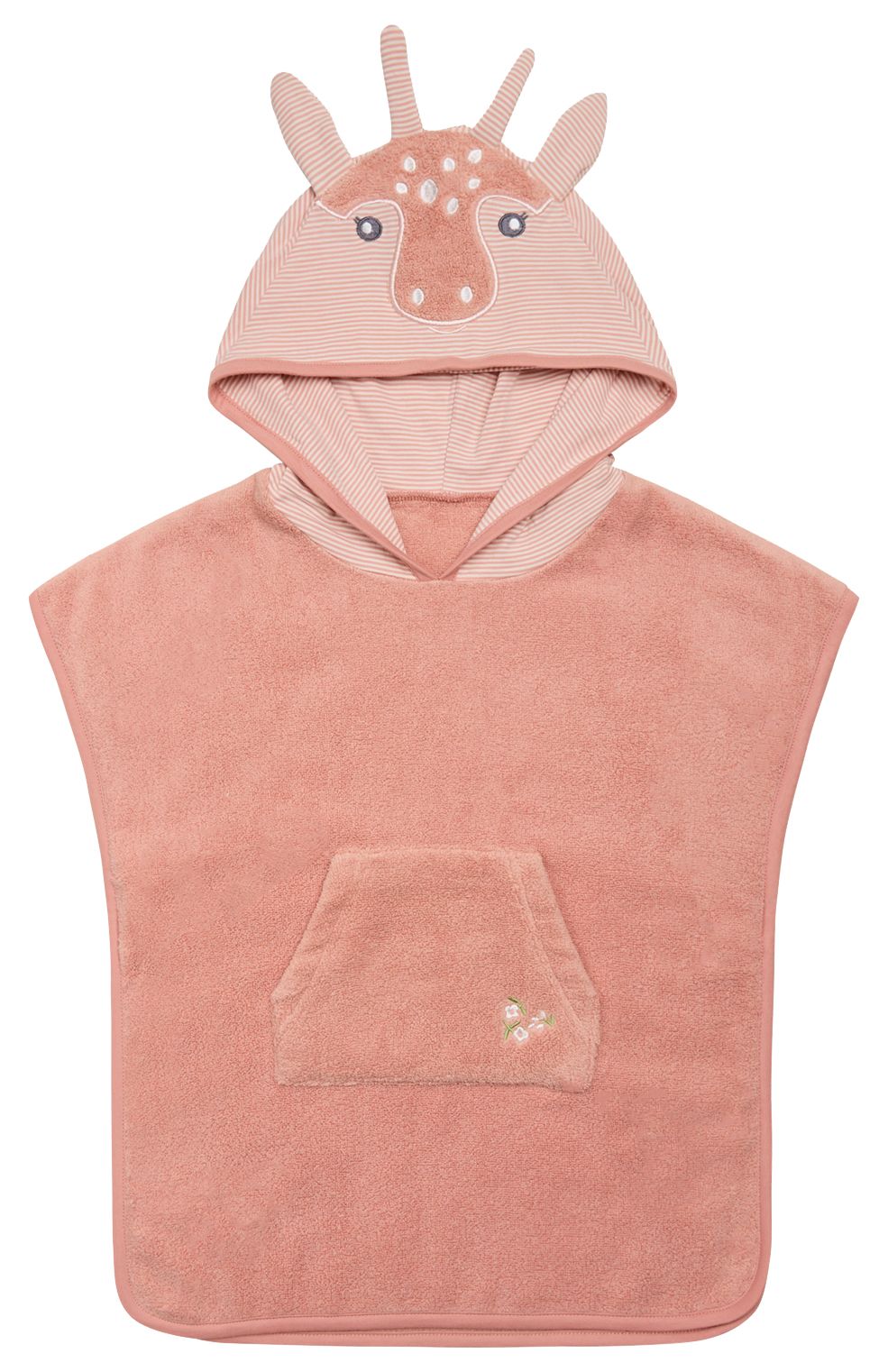 Hust & Claire Baby Poncho Handtuch Desert Red