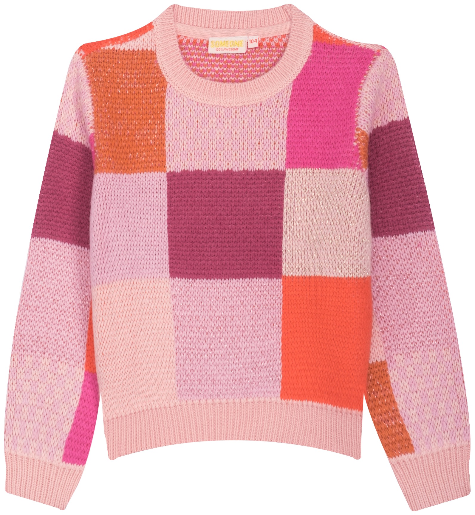 Someone Girl Pullover Square pink