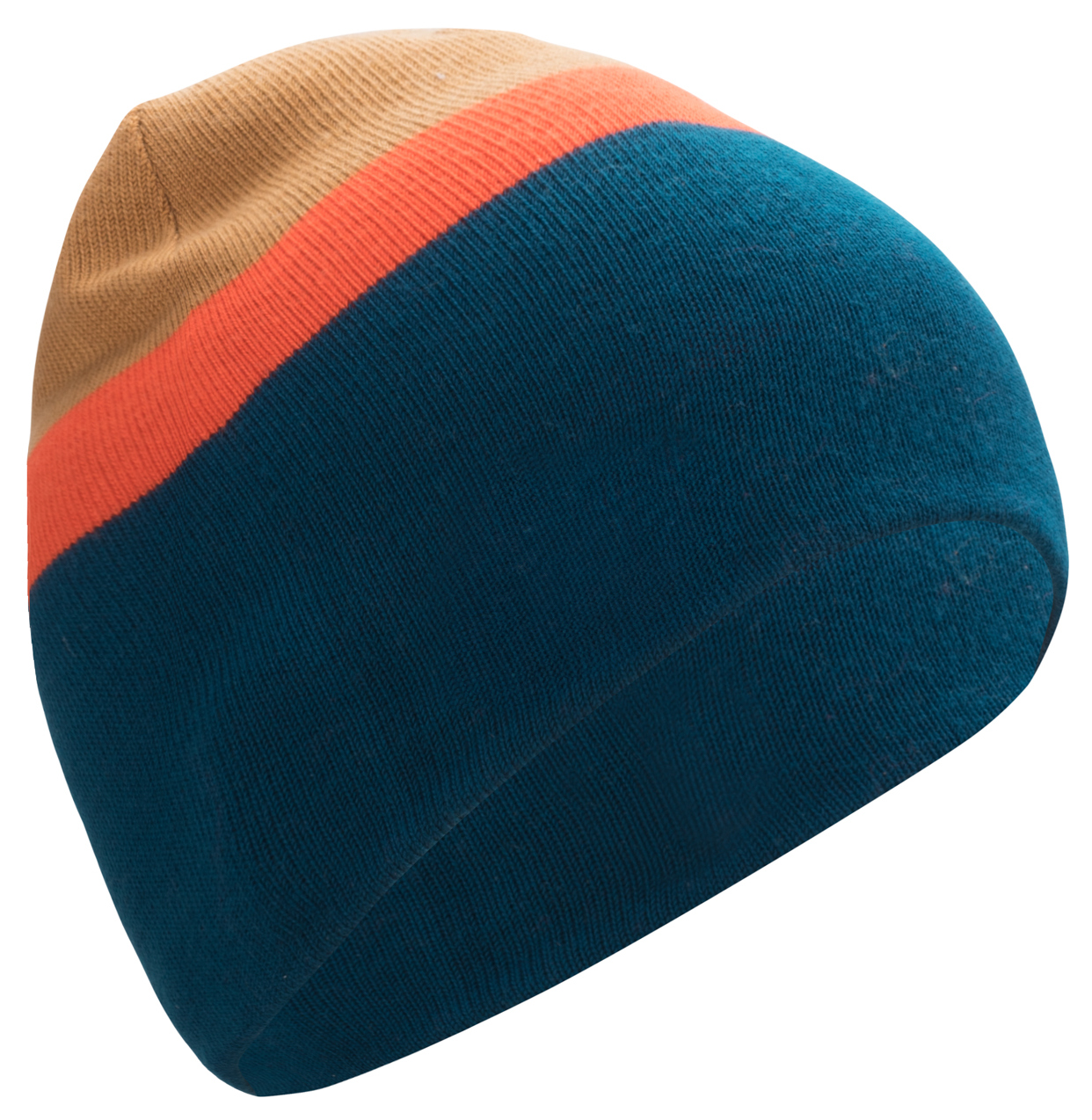 Trollkids Nordland Wintermütze madeira blue/deep orange