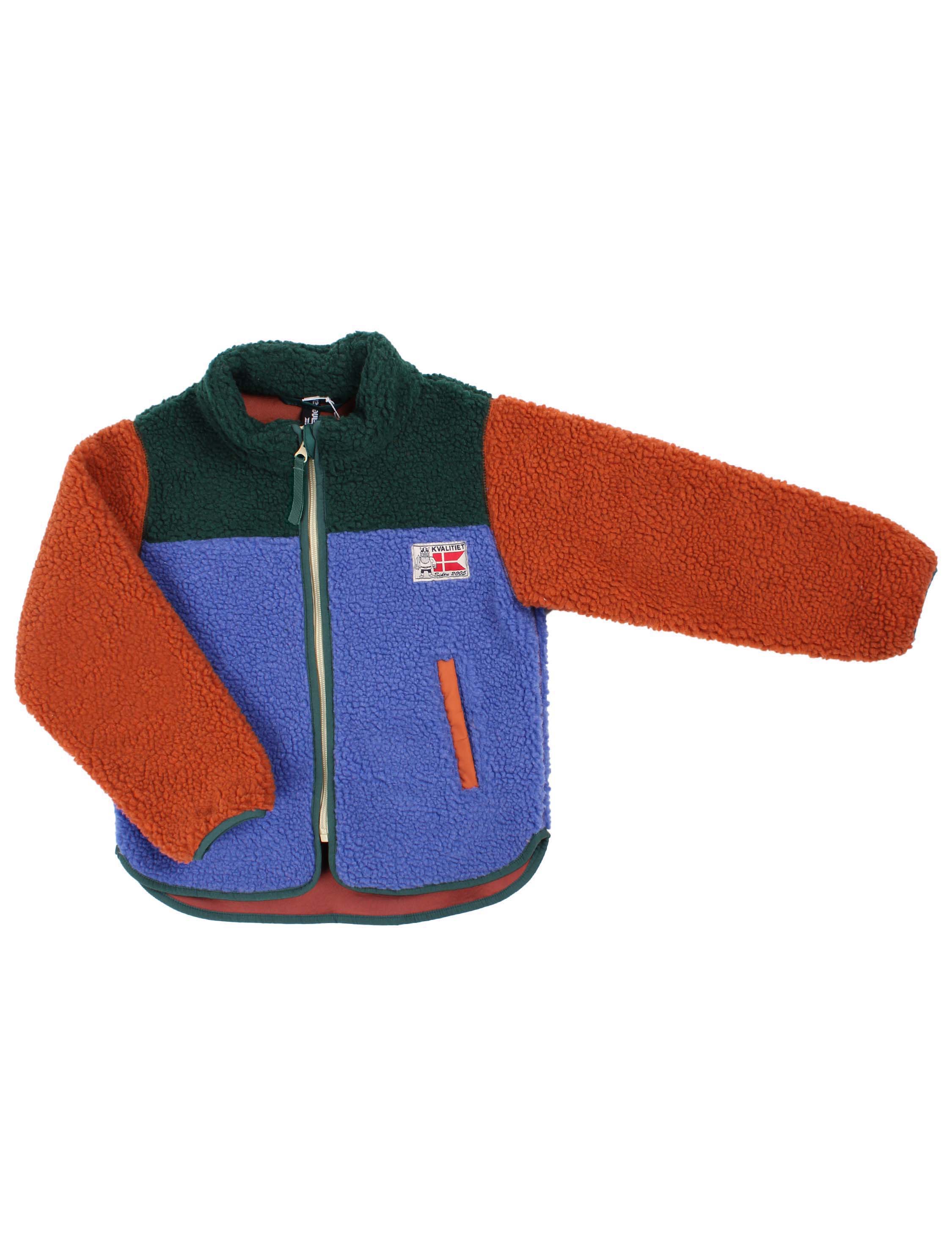 Danefae Fleecejacke Danodder blue/rust