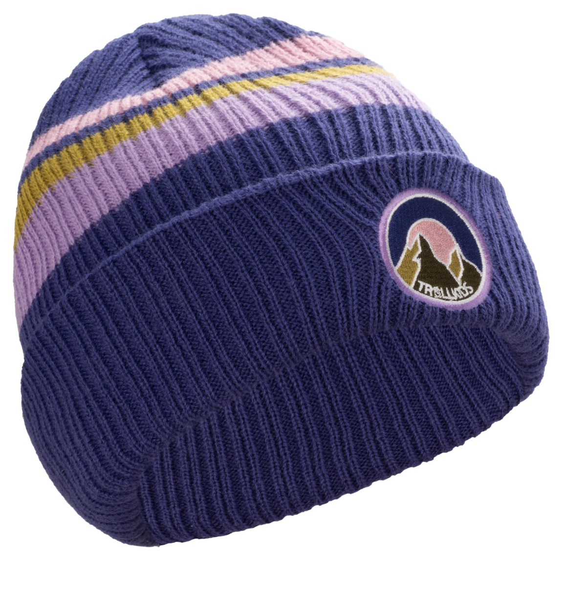 Trollkids Spitsbergen Wintermütze dark purple/violet