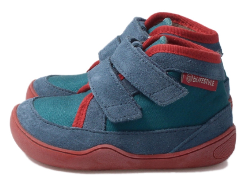 Blifestyle Barfußschuh LORIS vlies meerblau