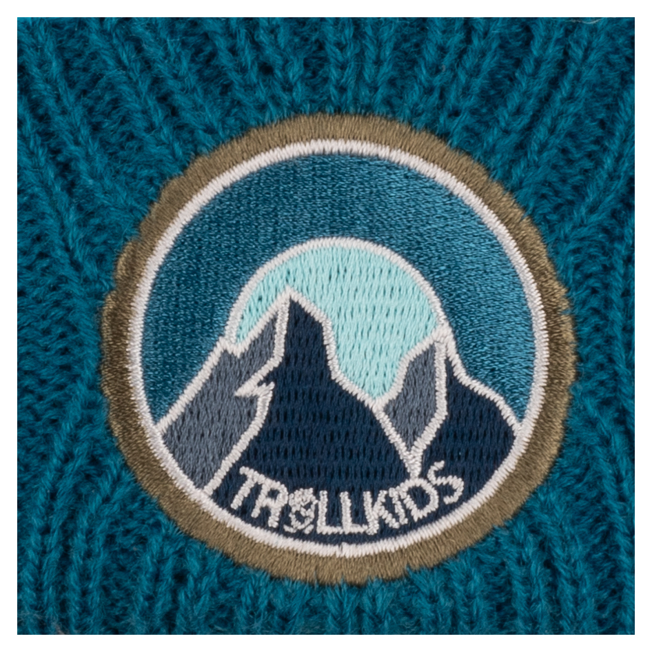 Trollkids Spitsbergen Wintermütze dark marine/pine green