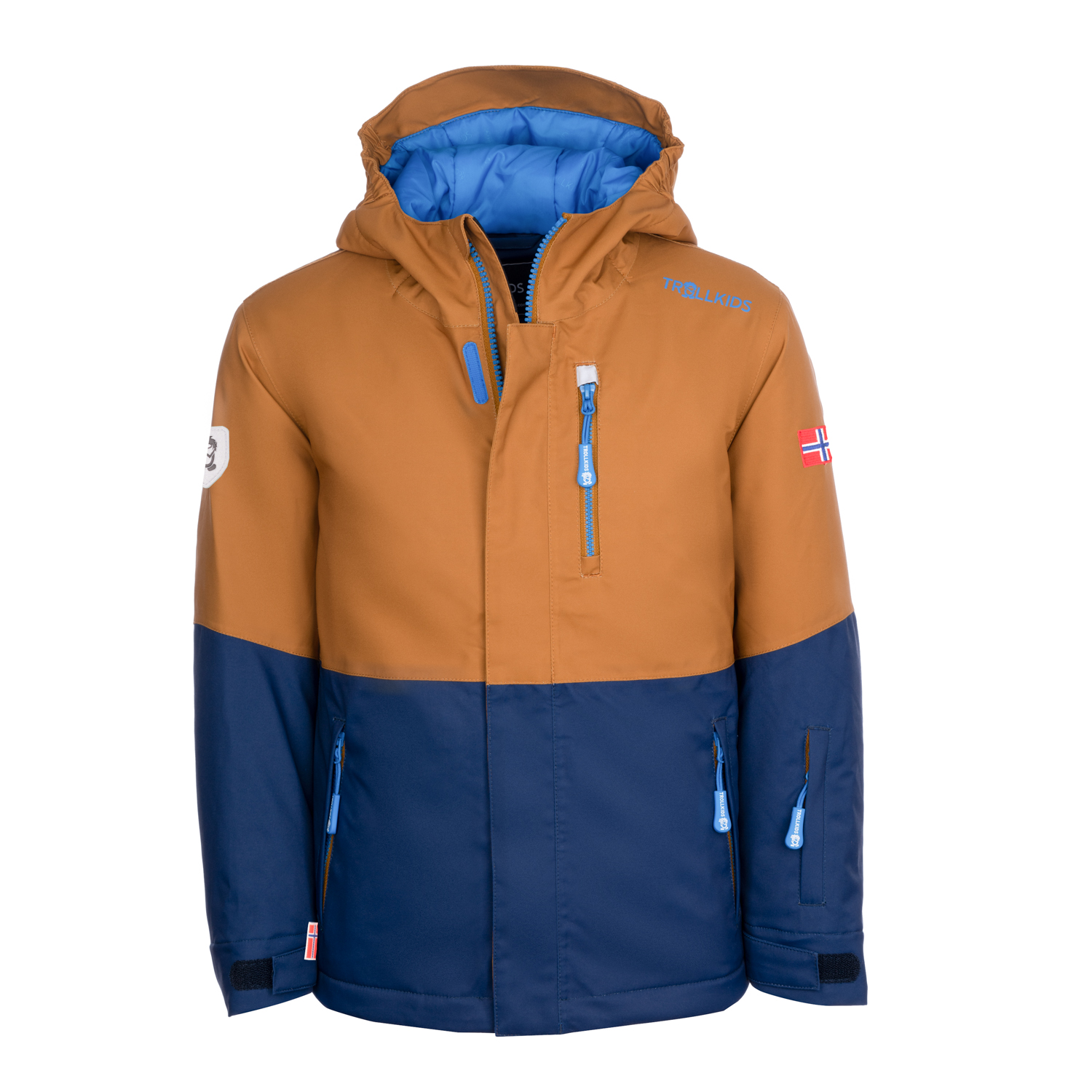 Trollkids Winterjacke Hallingdal bronze/navy