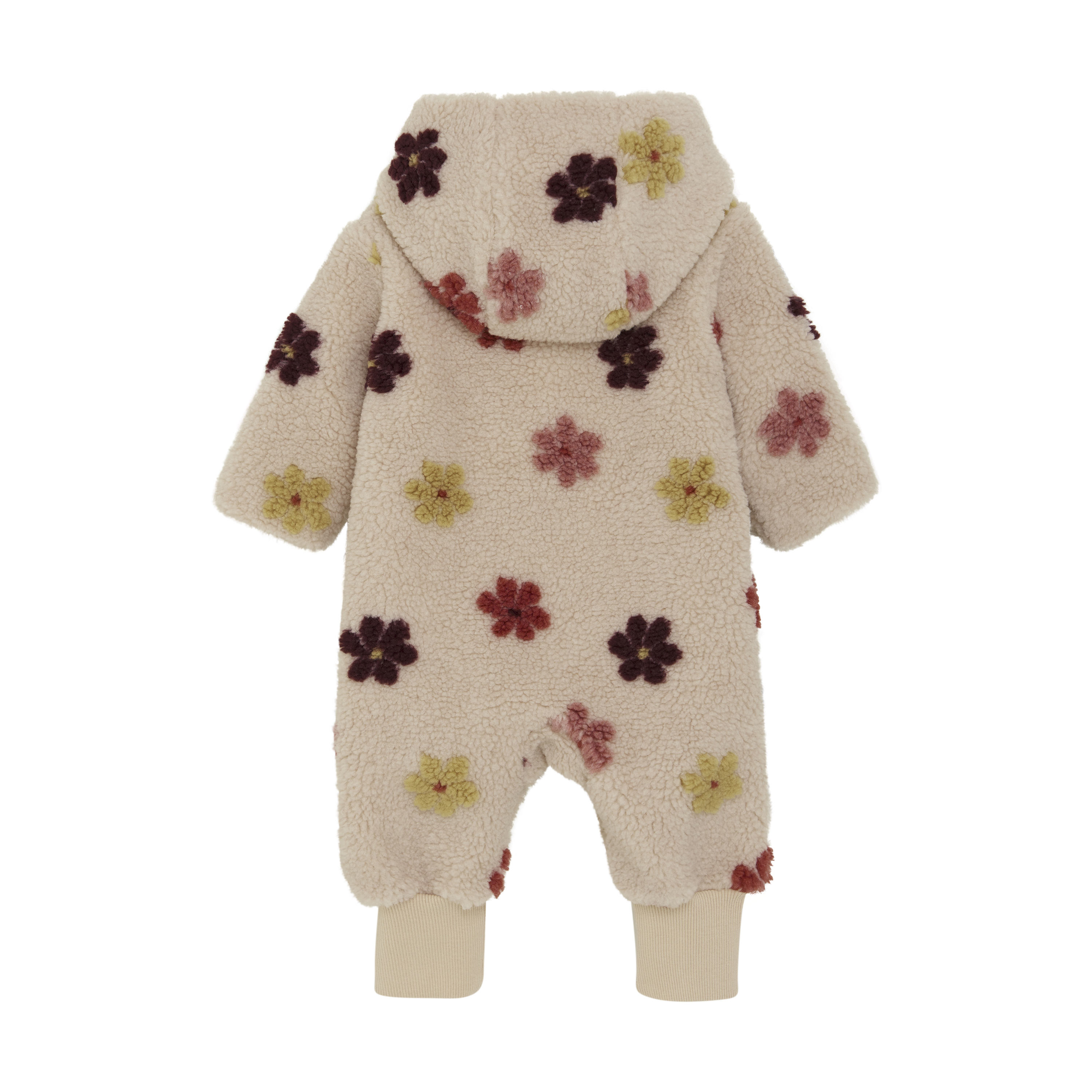 Minymo Baby Overall Teddyfleece gefüttert Sandshell