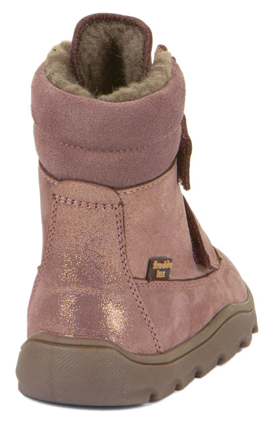 Froddo Barfuß Winterboots High Zeru Tex Pink/Gold