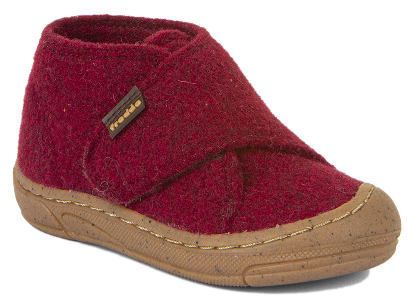 Froddo Hausschuhe Minni Wooly Bordeaux