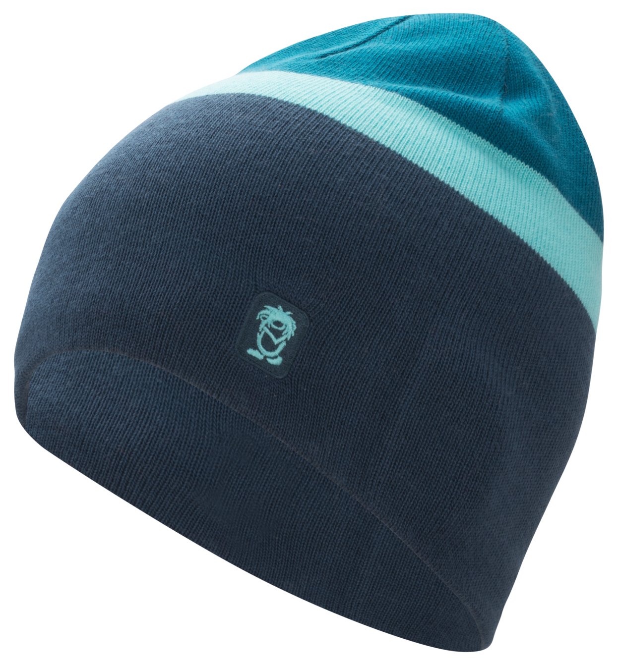 Trollkids Nordland Wintermütze mystic blue/arctic blue