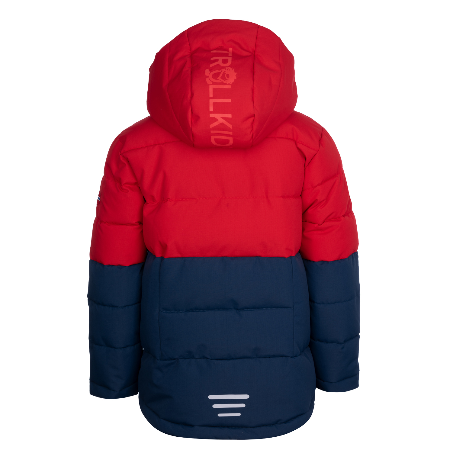 Trollkids Winterjacke Gryllefjord bright red/mystic blue/medium blue